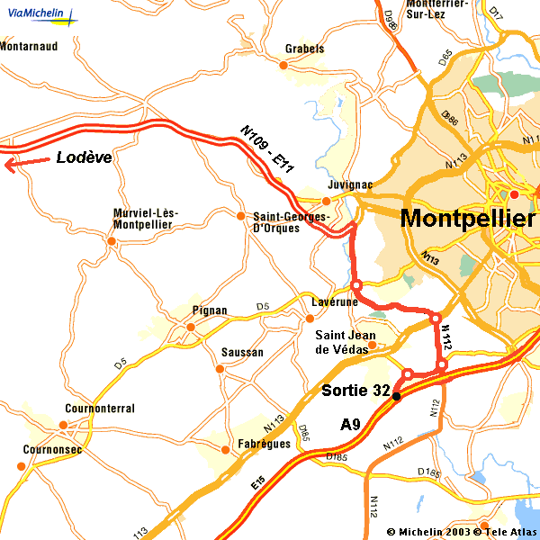 carte avene Itin&eacute;raire 